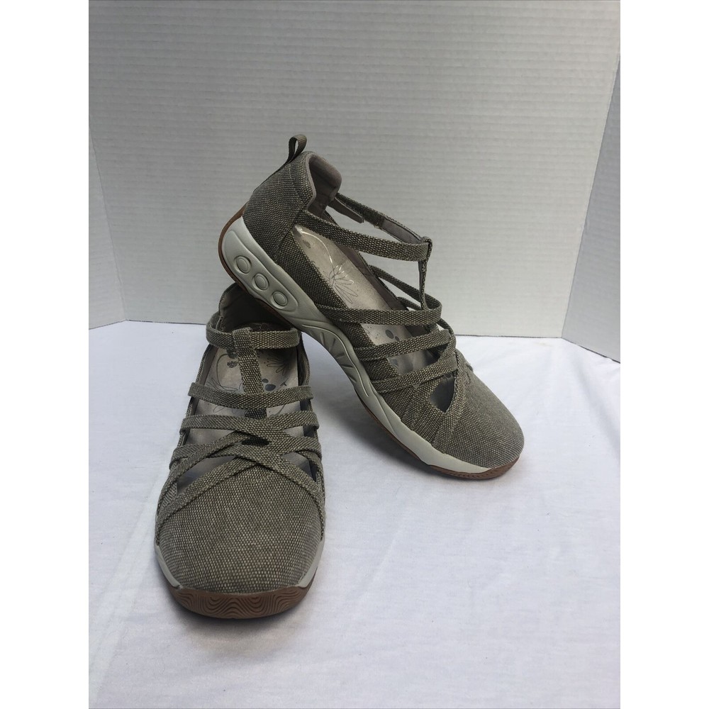 Therafit Danielle Women's Comfort Shoe Sneakers Size 11.5-12 Tan Slip Resistant